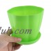 Plastic Table Decoration Plant Container Planter Holder Flower Pot Tray Green   